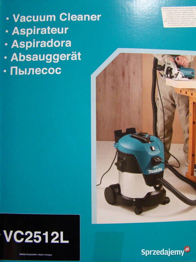 Odkurzacz przemysłowy Makita 1000W 25 litrów Ref Bielsko-Biała