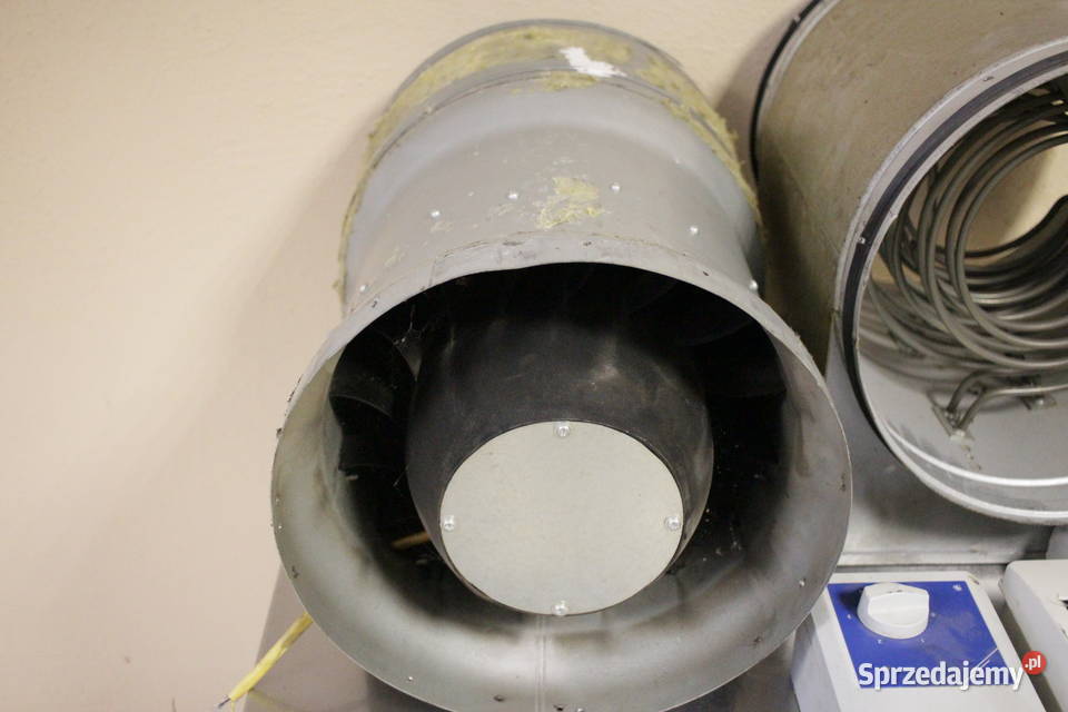 Zestaw grzewczy nagrzewnica wentylator sterownik Pszczyna