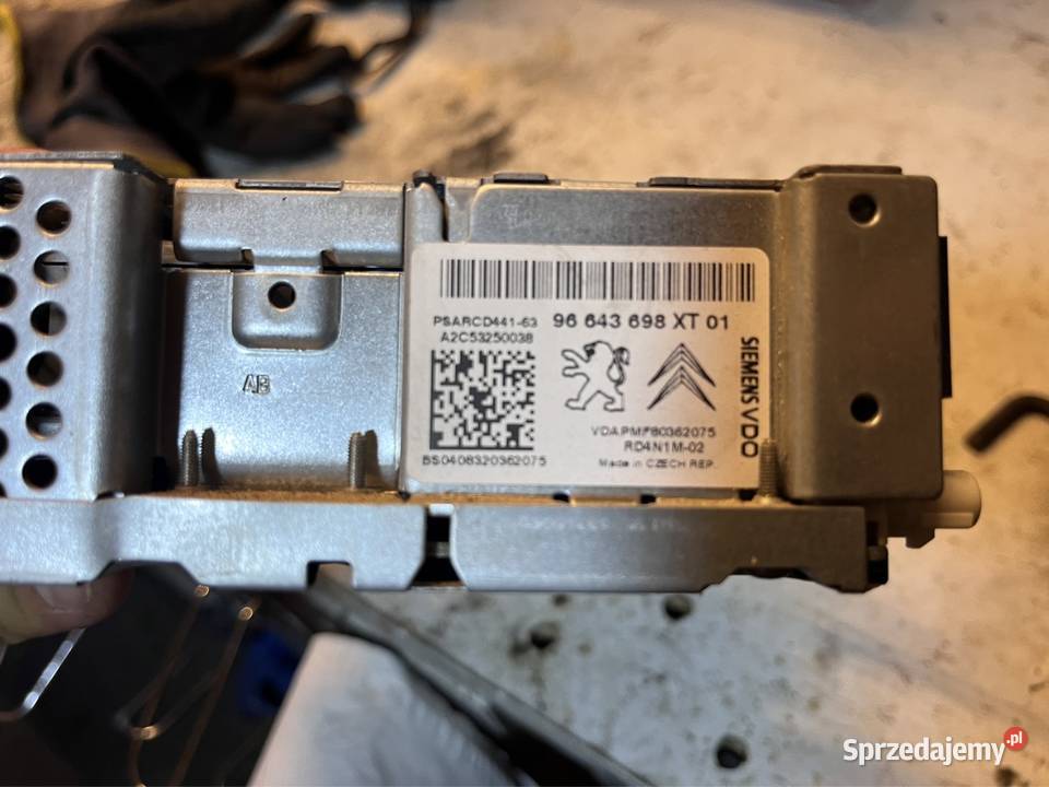 Radioodtwarzacz CDMP3 Citroen Peugeot Jaroszówka