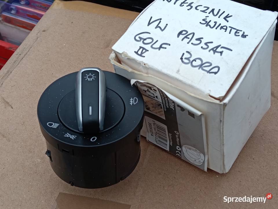 Przełącznik świateł VW Bora Passat Golf Jetta Panele sterowania, przełączniki Panele sterowania, przełączniki śląskie Chorzów