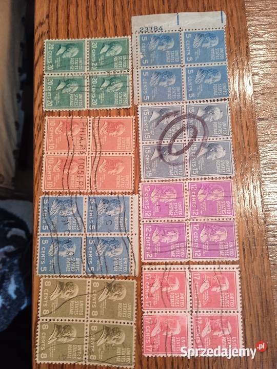 Znaczki USA prezydenci