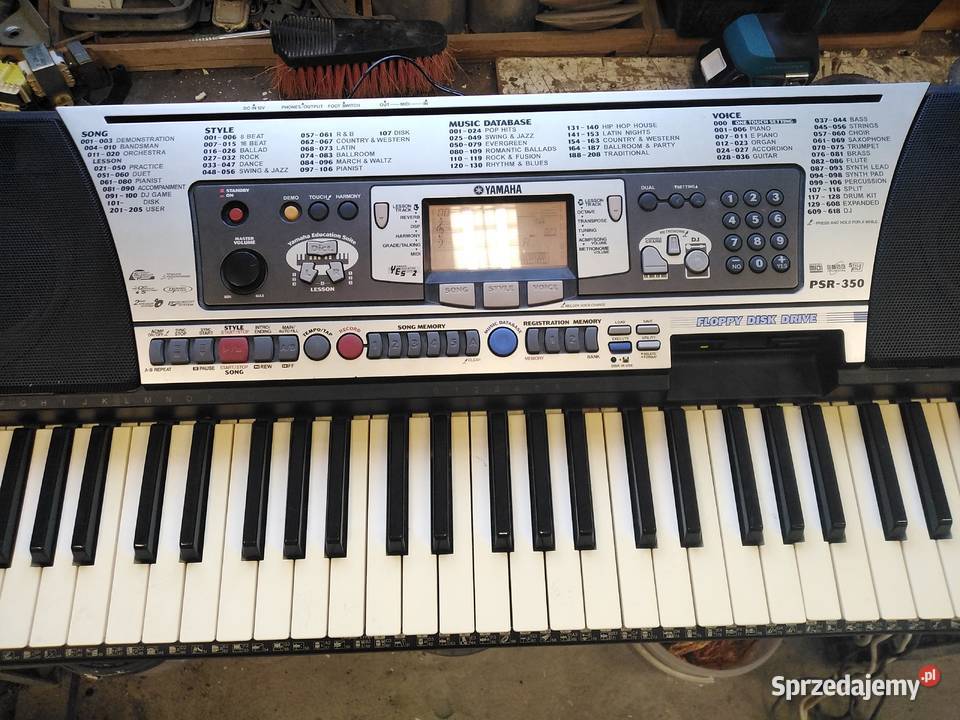 Keybord YAMAHA PSR 350 na części Instrumenty klawiszowe i MIDI zachodniopomorskie Szczecin