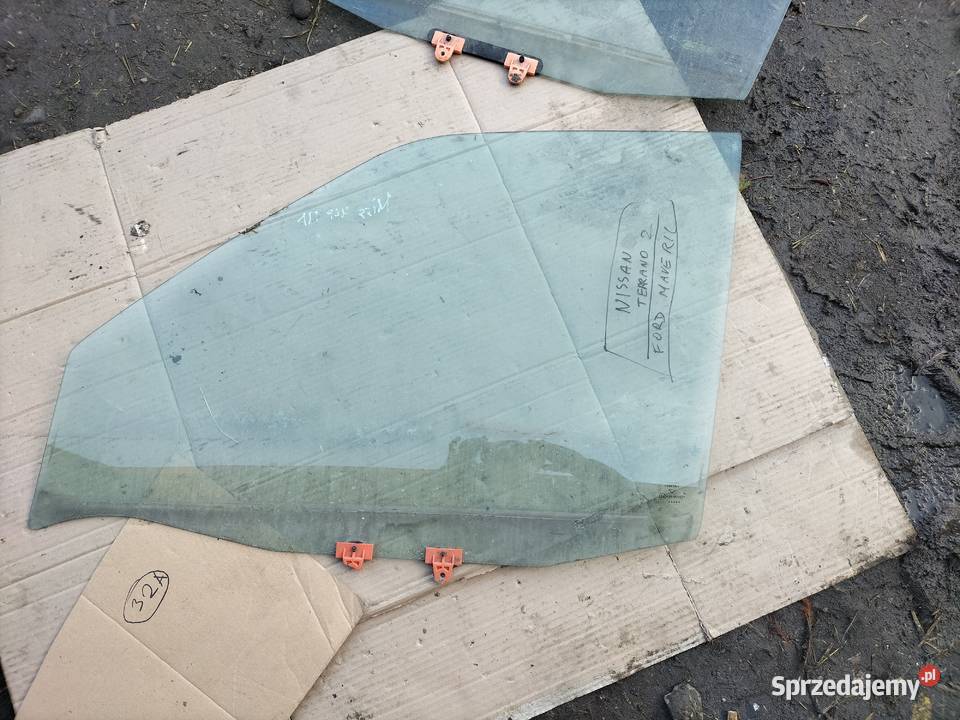 NISSAN TERRANO II 2 SZYBA DRZWI LEWY PRZÓD LEWA Kamień-Kolonia