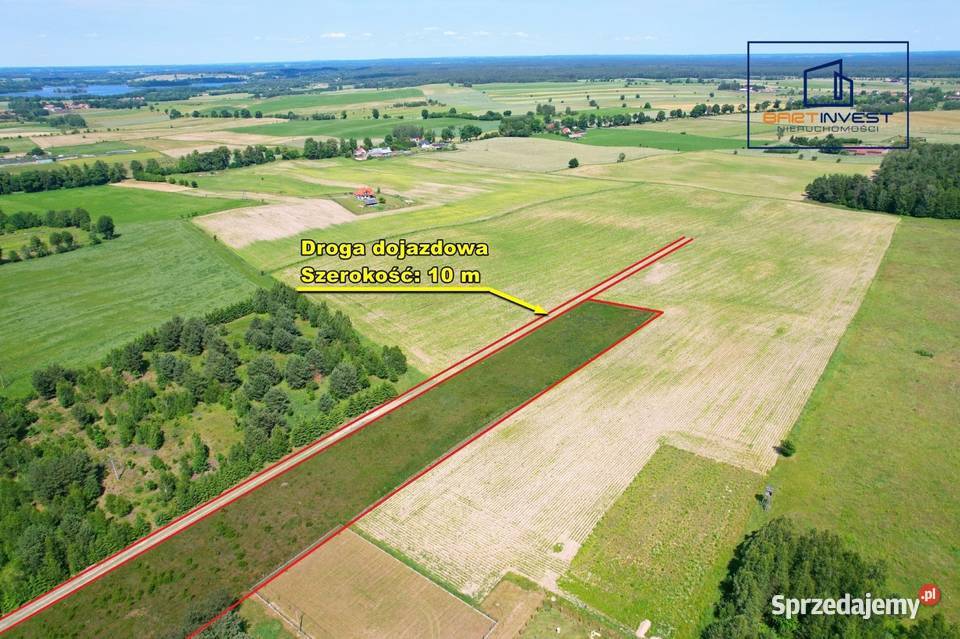 działki w pięknej lokalizacji 900m2 warmińsko-mazurskie Orzyny