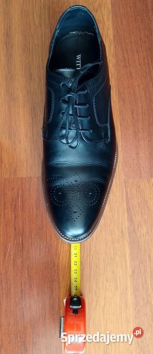 Eleganckie półbuty skórzane Derby Brogue firmy śląskie Katowice