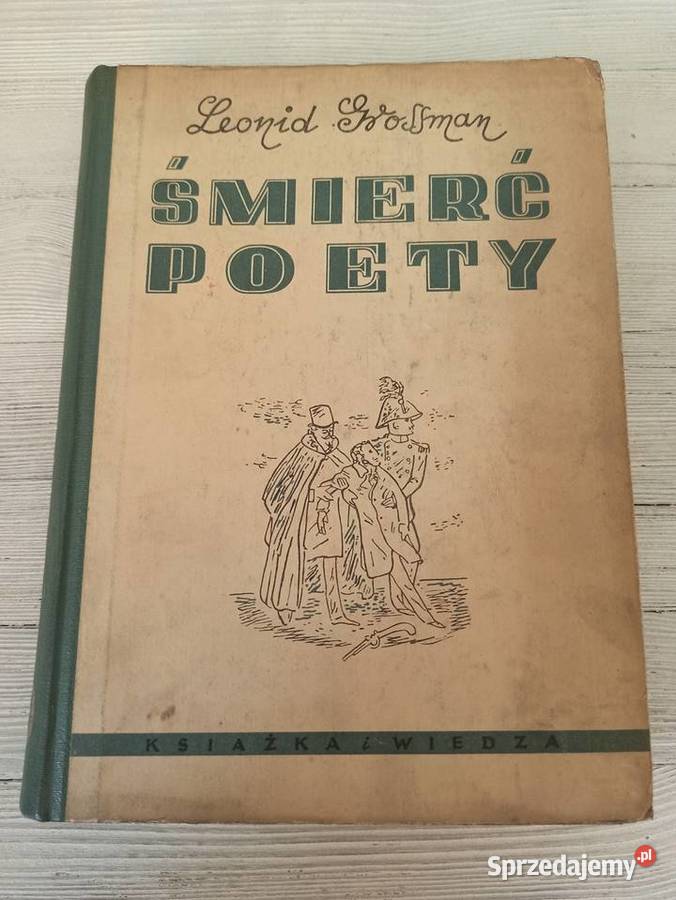 Śmierć Poety Leonid Grossman Książka i Wiedza Bielsko-Biała