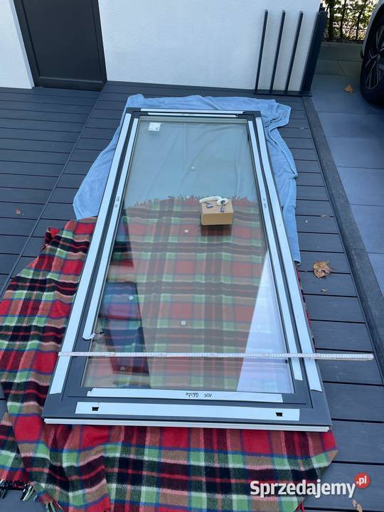 Drzwi balkonwe aluminiowe bikolor antracyt biały Białystok