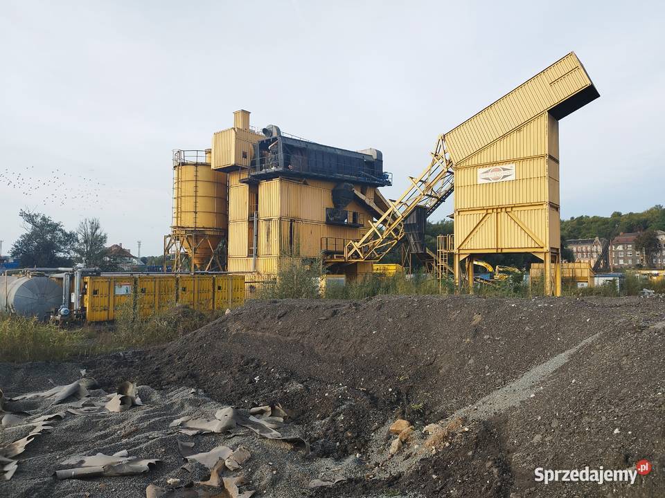 Syndyk sprzeda Wytwórnię Mas Bitumicznych LINTEC zachodniopomorskie Szczecin sprzedam