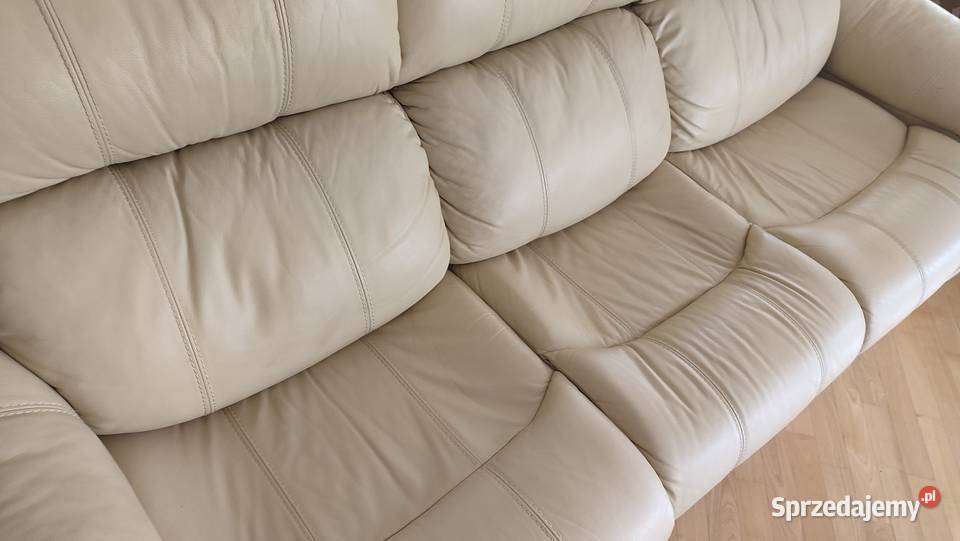 Kanapa i sofa skórzane 3 osobowe rozkładane Naterki