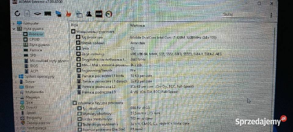 Laptop Asus K52F i7 620m 4320 Liczba rdzeni 2 Poznań