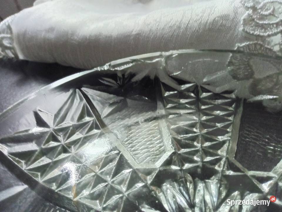 Miseczki paterki Szkło grube z okresu PRLu Świdnica