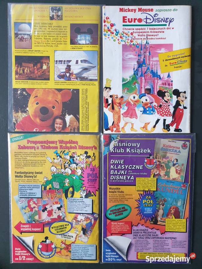 Mickey Mouse zestaw 12 komiksów lata 90te Gdynia