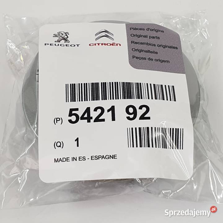 dekielek PEUGEOT 60mm ASO dekle 1 srebrny Bełchatów sprzedam