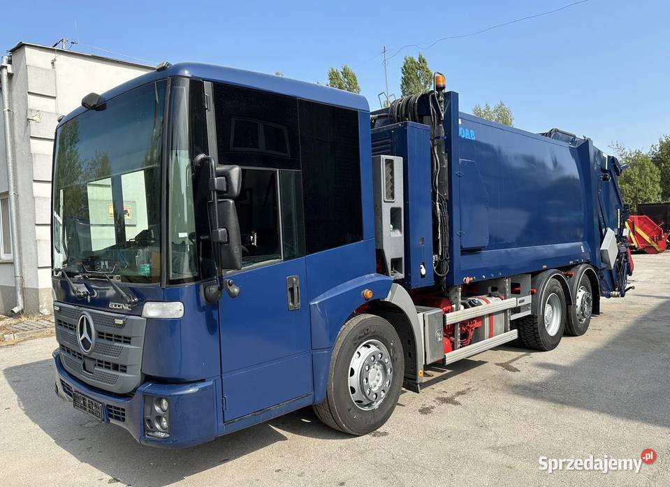 Mercedes Econic 2630 śmieciarka DWUKOMOROWA JOAB Śmieciarki Wola Murowana