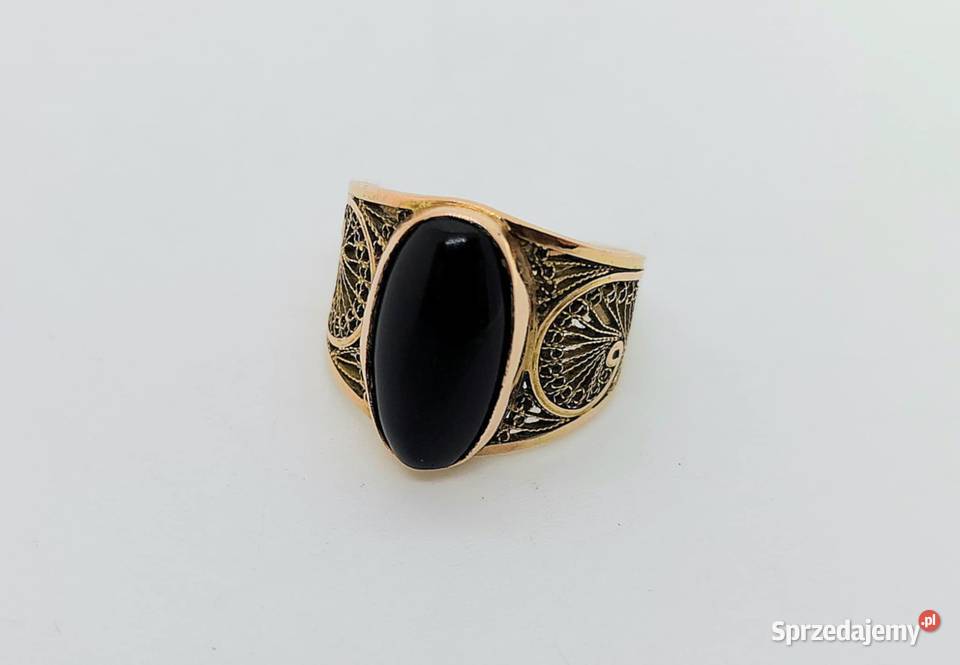 Złoty pierścionek próby 583 659g Rozmiar 20 złoto Elbląg