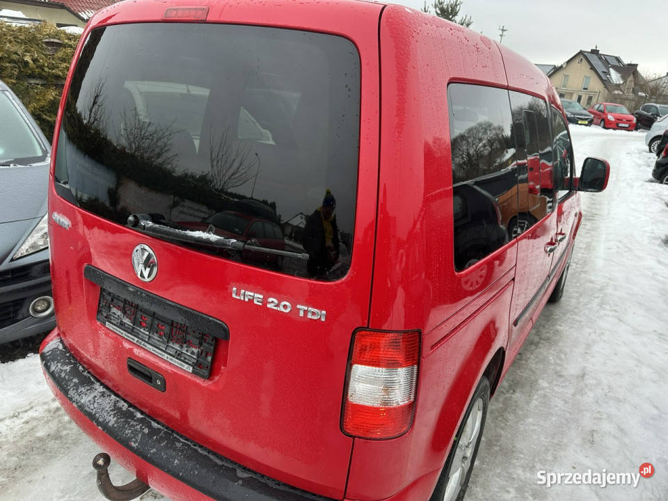 Volkswagen Caddy 20 TDI 7 miejsc podwójne drzwi immobilizer Wejherowo
