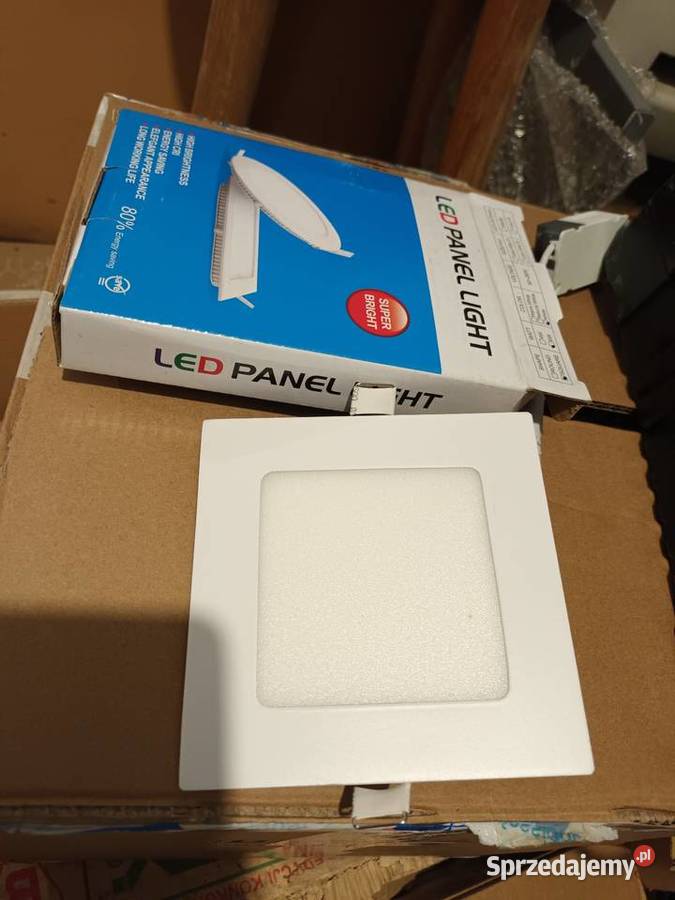 Panel led podswietlenie 6W kwadratowy 12x 12xm Dom i Ogród Kraków