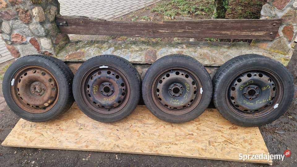 VW POLO FABIA LEON FELGI STALOWE 15 ET38 5X100 Słowikowo