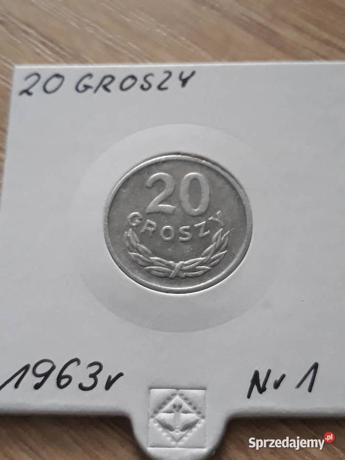 20 Groszy 1963 r 1rzadkapiękna Konin