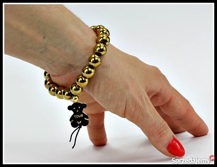 Bransoletka TOUS Złote Kulki Miś NOWOŚĆ Okazja pozłacane Pozostałe dolnośląskie Wrocław