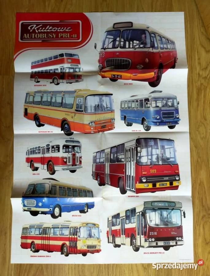 Plakat kultowe autobusy PRLU deagostini Autosan podkarpackie Przemyśl sprzedam
