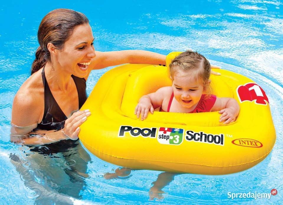 Dmuchany fotelik do pływania maluchów Pool