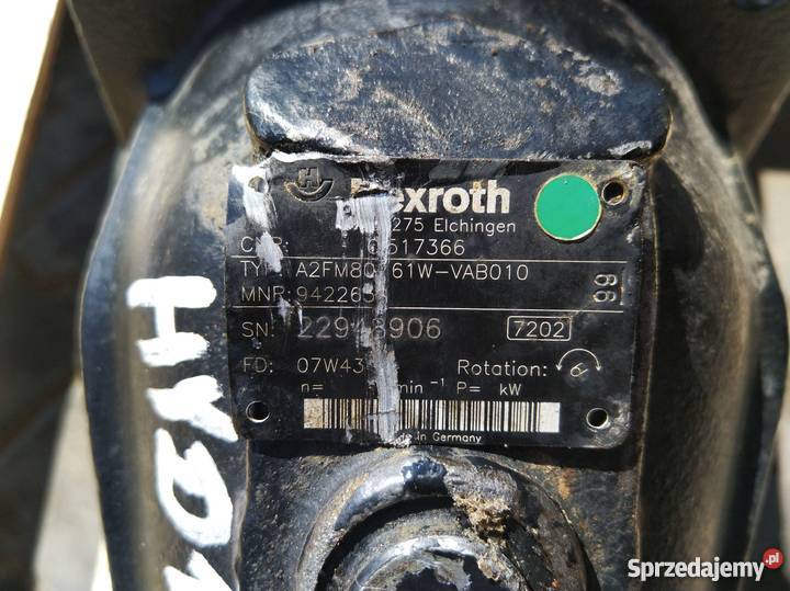 Silnik hydrauliczny Rexroth A2FM8061WVAB010 F18 Kielce