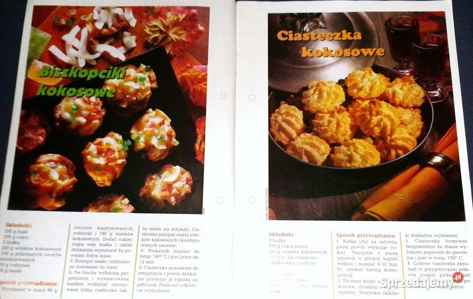 Przysmaki Małe ciasteczka Dania z wieprzowiny sprzedam