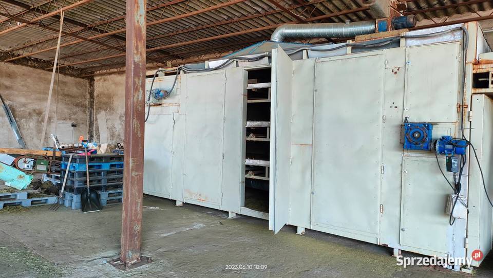 Suszarnia taśmowa trzy poziomowa