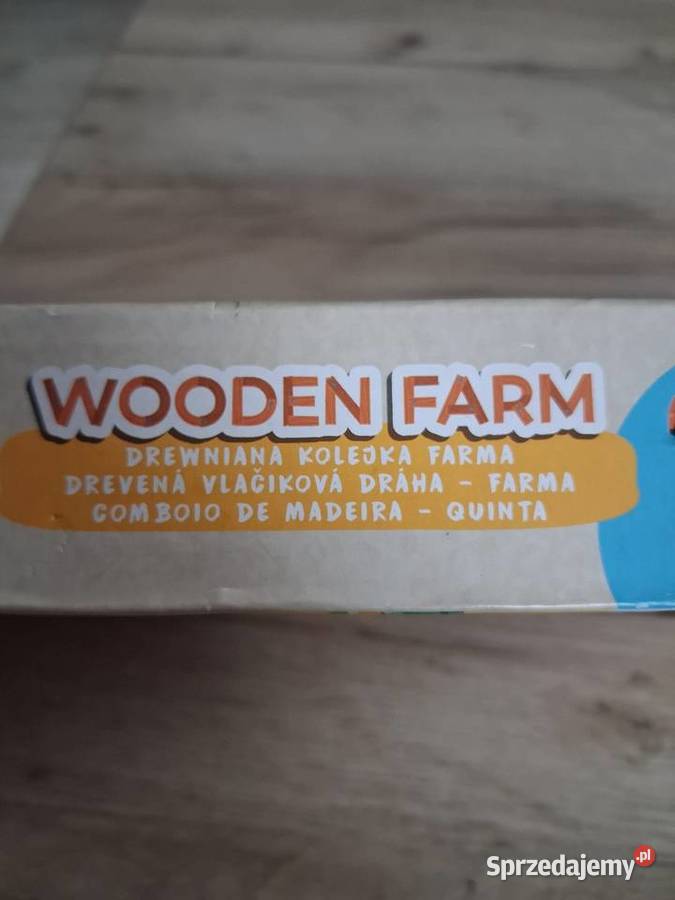 Kolejka drewniana farma kolorowy Żywiec