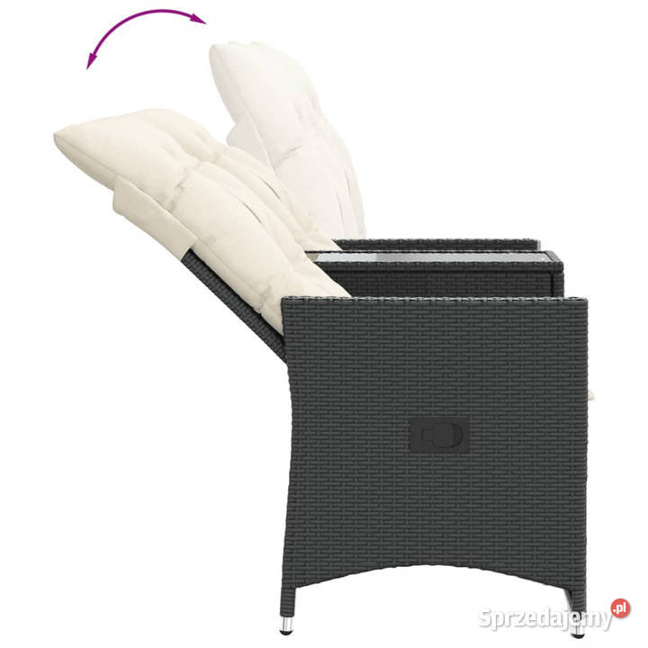 Rozkładana sofa ogrodowa 2 os ze stolikiem sprzedam