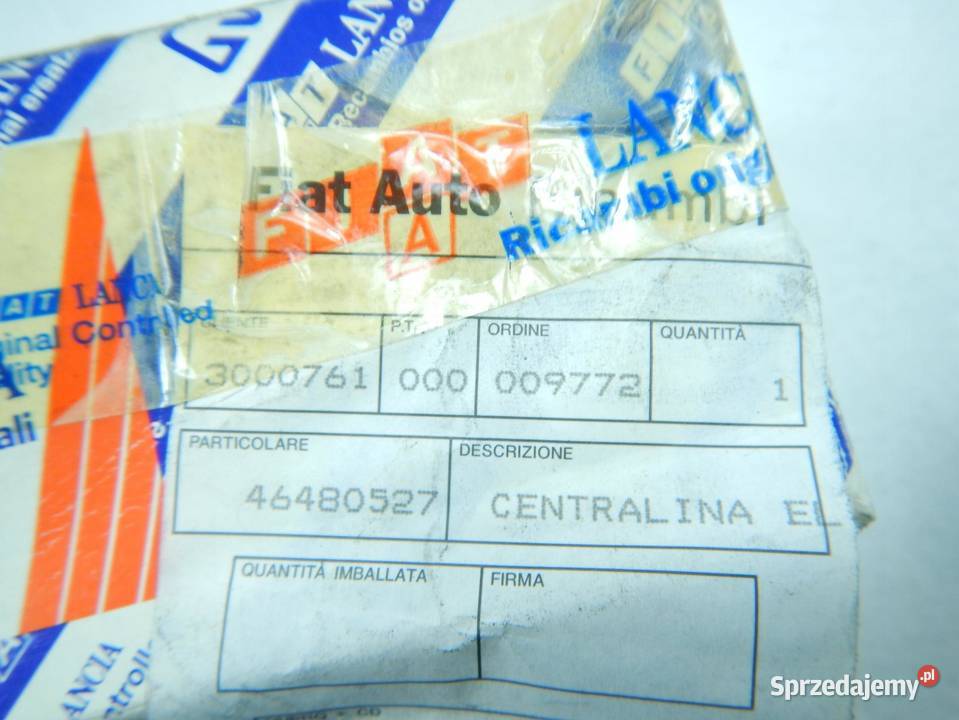 STEROWNIK EGR FIAT MAREA 19 TD 9699 ORYGINAŁ ASO sprzedam