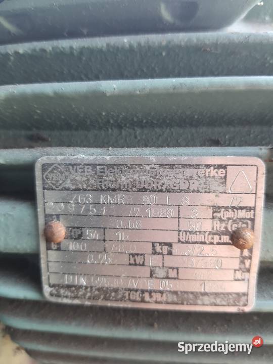 Wyciąg obornika Silnik z przekładnią Rolnictwo Rakoniewice