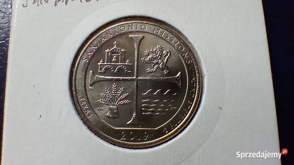 Stare monety 14 dolar 2019 P San Antonio USA Lesko sprzedam