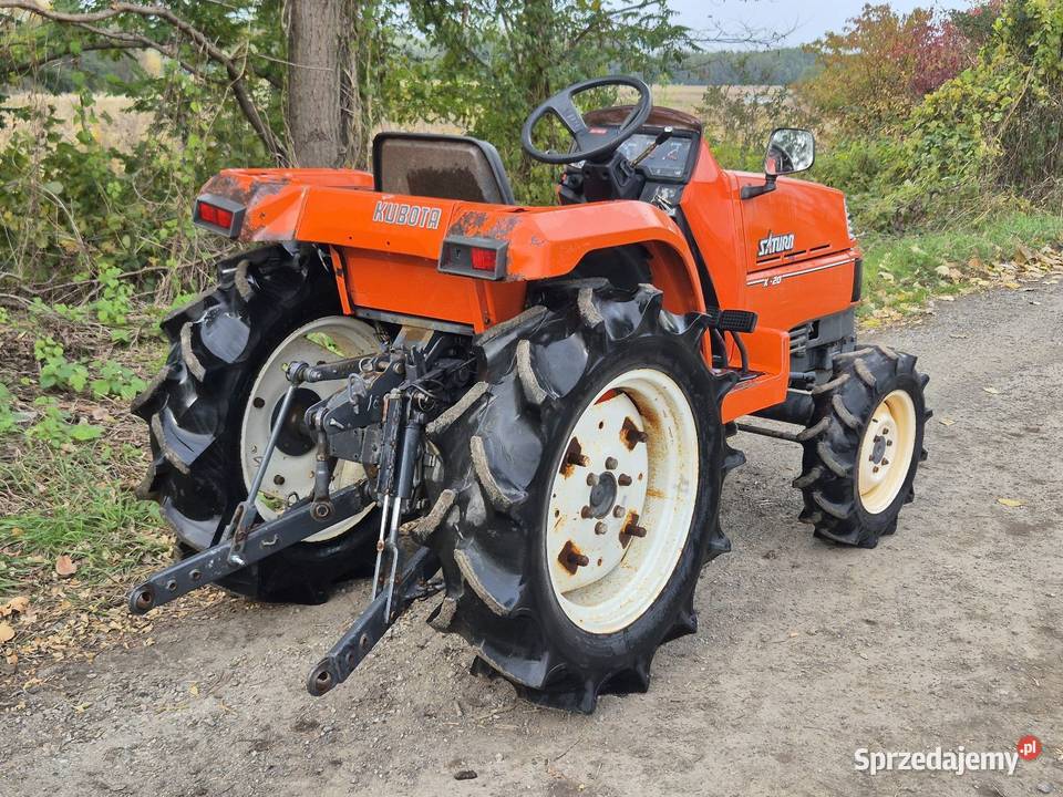 Traktorek KUBOTA X20D 20 44 Wspomaganie Małuszyn