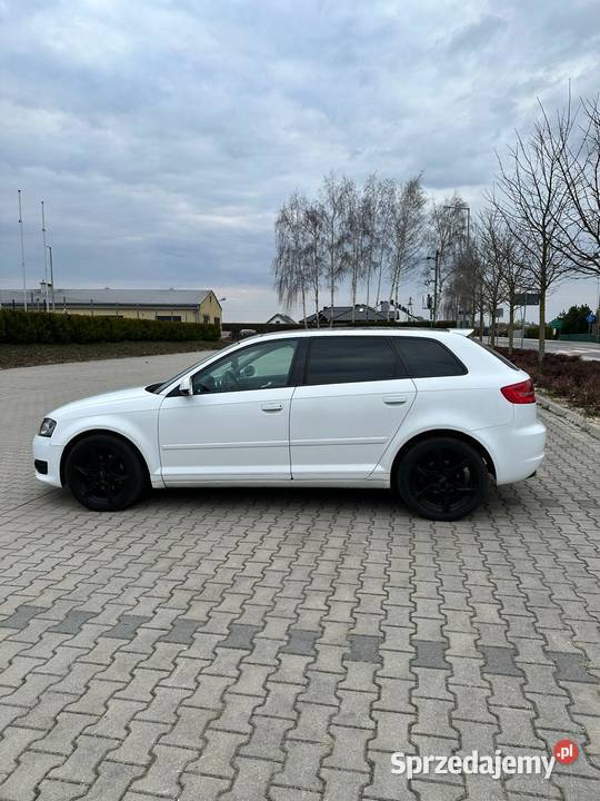 Audi a3 8p 20 białe bluetooth dolnośląskie Kobierzyce sprzedam