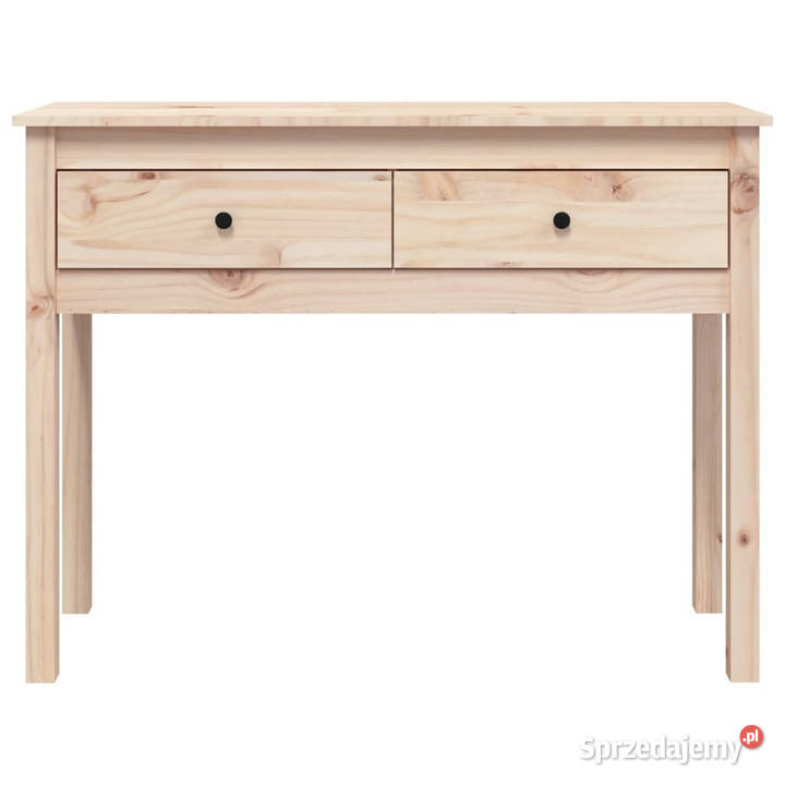 Stolik konsolowy 100x35x75 lite drewno sosnowe