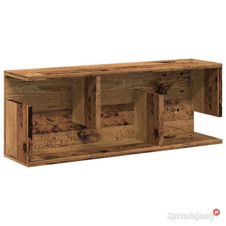 Półka ścienna 80x20x30 stare drewno WM854839 Warszawa sprzedam