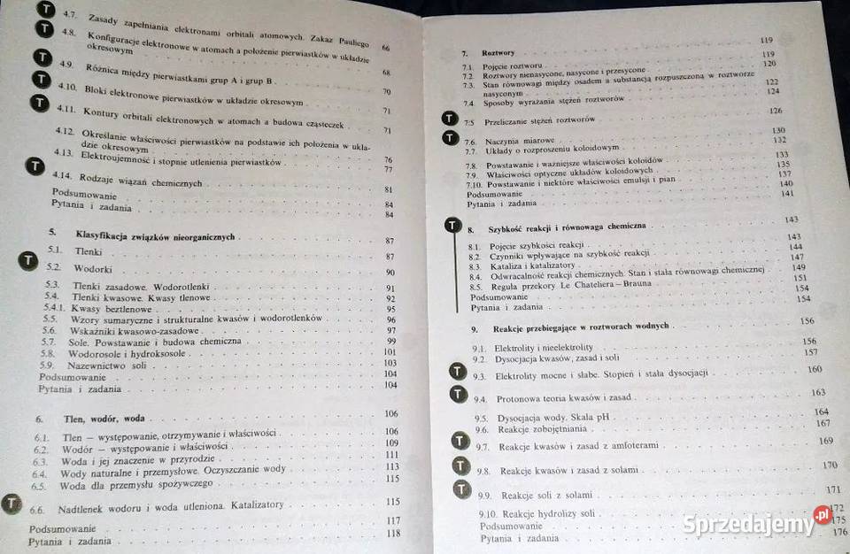 Chemia szkół przemysłu spożywczego Tadeusz Rok wydania 1995 Chełm