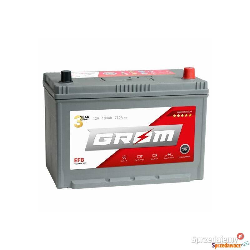 Akumulator Grom Efb StartStop 100Ah 780A Japan Suwałki