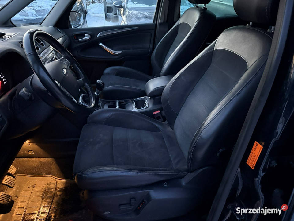 Ford Galaxy 20 TDCI 140 Titanium Xenony Półskóry przyciemniane szyby Lipówki