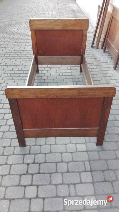 Stare łóżko dębowe zabytkowe Pszczyna