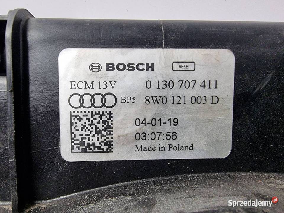 WENTYLATOR CHŁODNICY AUDI A8 L D5 4N 8W0121003D