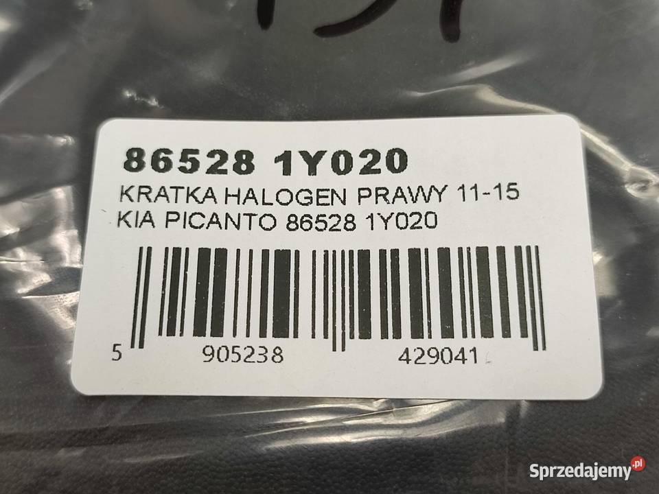KRATKA HALOGENU PRAWA KIA PICANTO TA 20112015 sprzedam