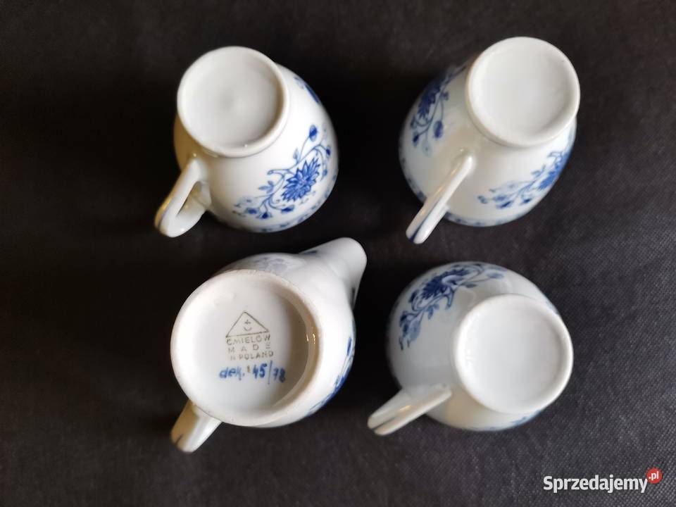 Stare filiżanki i mlecznik serwis Feston Katowice