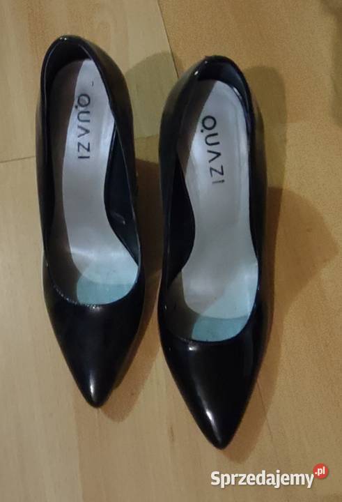 Szpilki półbuty eleganckie róż 36 czarny śląskie Czyżowice