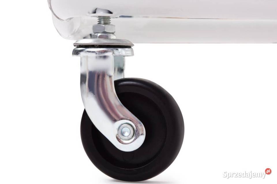 Metalowy regał mobilny 3piętrowy wys 86