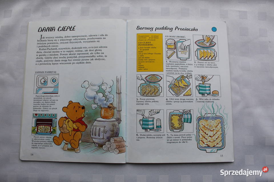 Książka Kucharska Kubusia Puchatka Walt Disneys Bielsko-Biała
