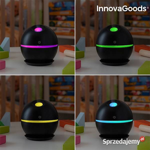 Mini Nawilżacz Aroma Dyfuzor Czarny Innovagoods podlaskie Białystok