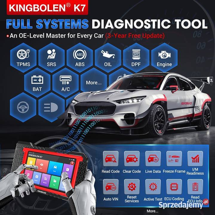 Skaner diagnostyczny KINBOLEN K7 sprzedam